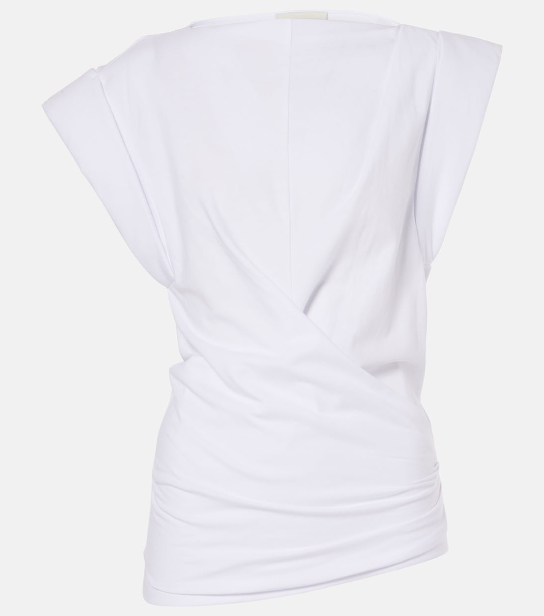 

Майка из хлопкового джерси Maisan Isabel Marant, белый
