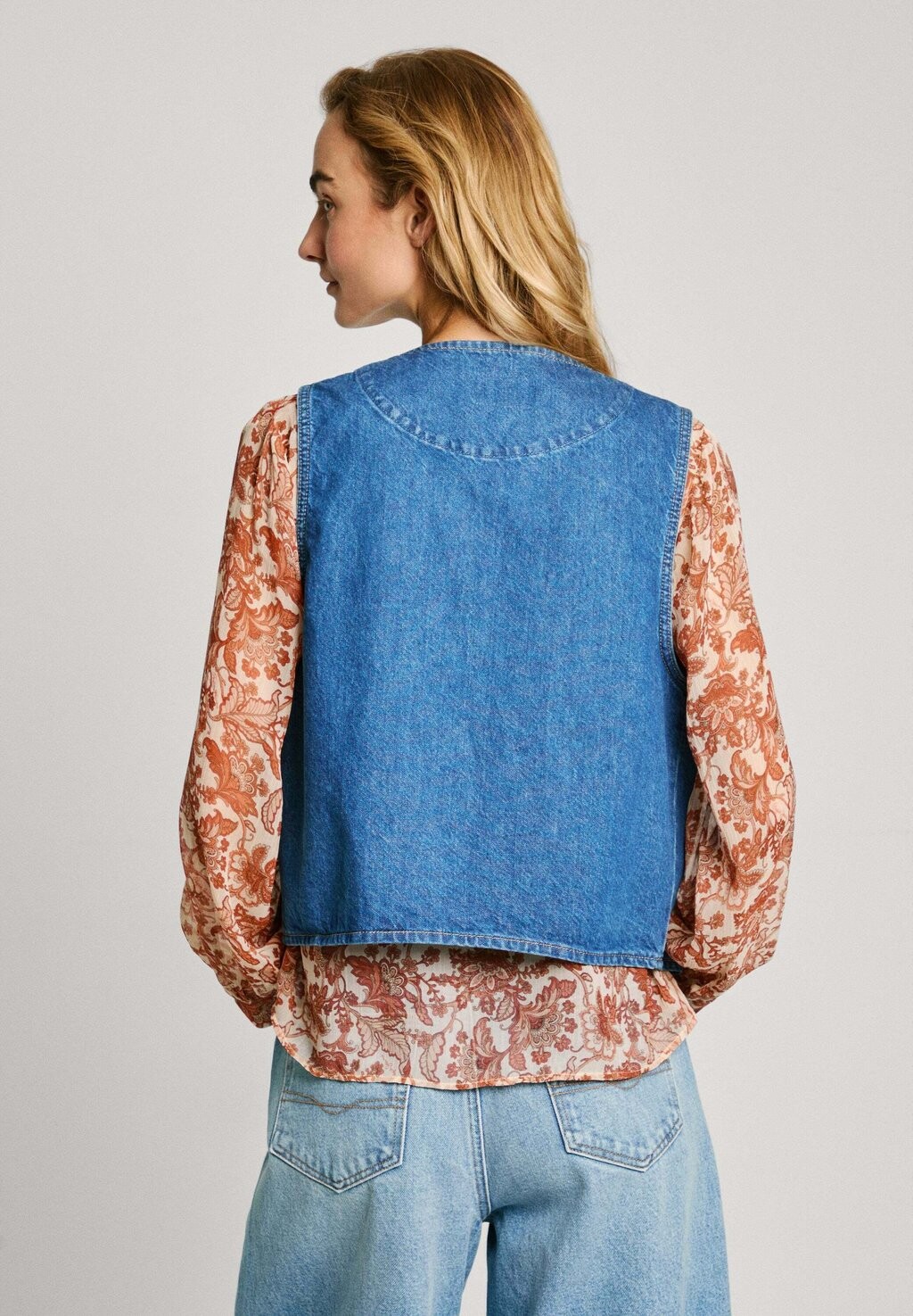

Жилет MAEVE Pepe Jeans, синий деним