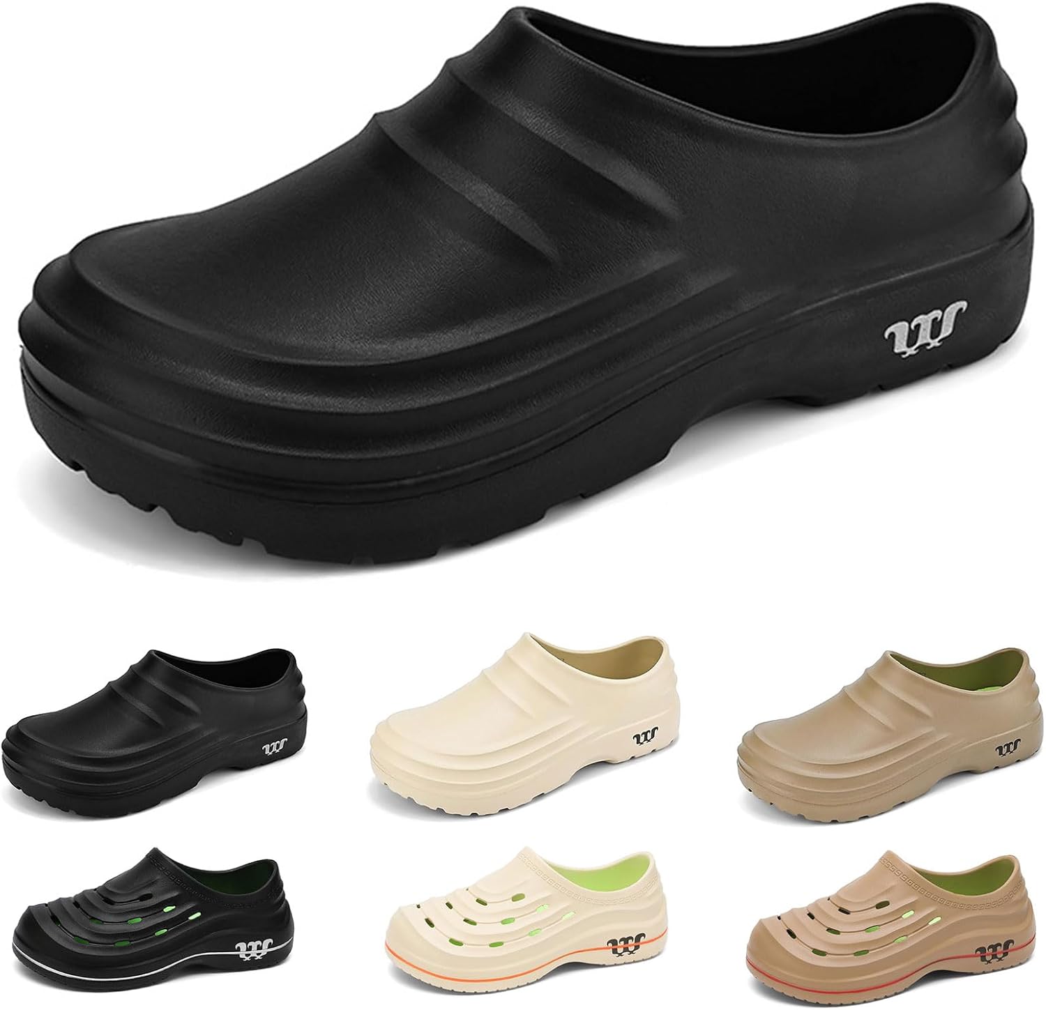 

Кроссовки Armadillo Chef унисекс водонепроницаемые, с противоскользящей подошвой, легкие и водоотталкивающие для работы Smoneyful, черный