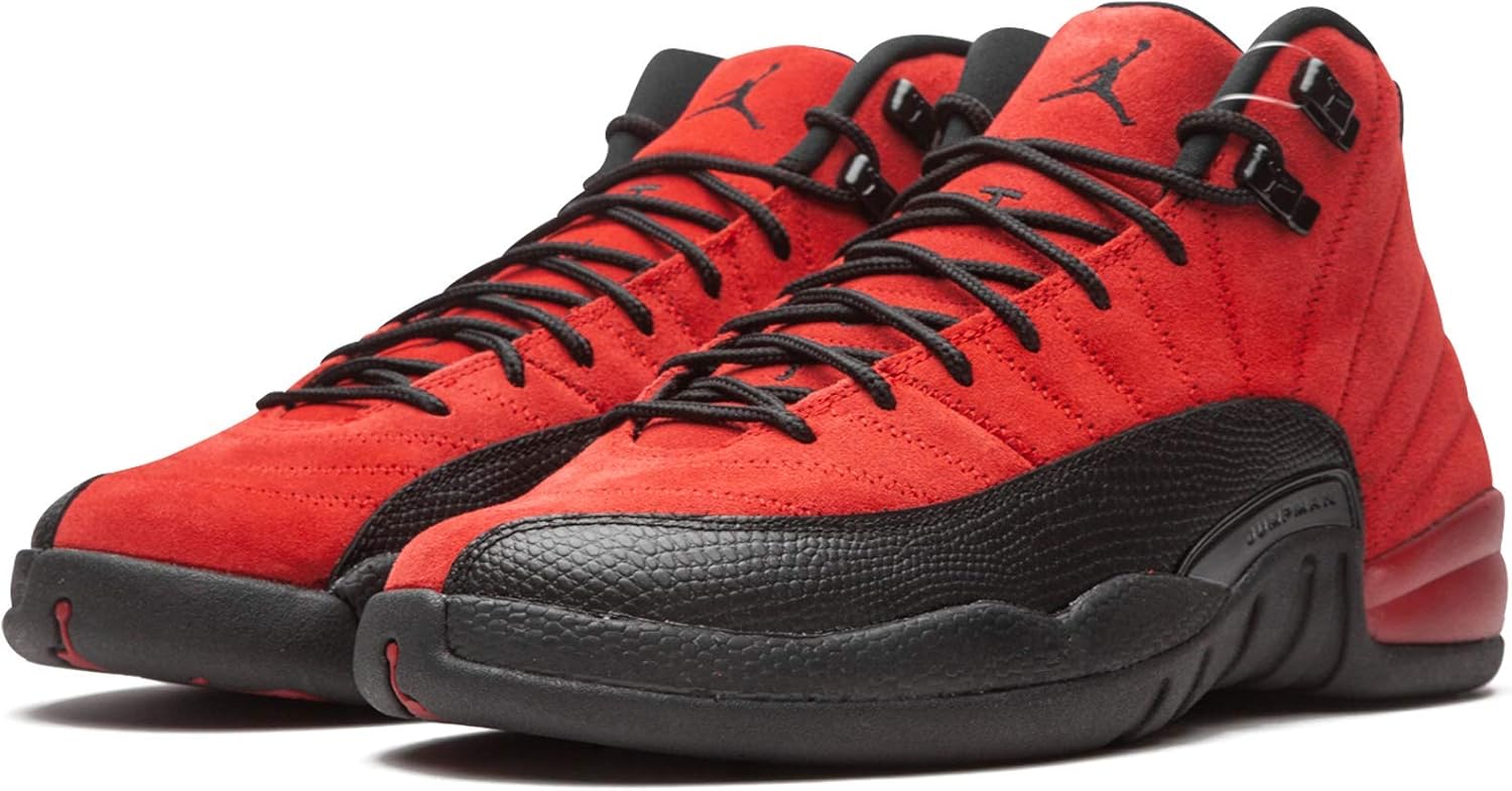 Детские кроссовки Nike Jordan 12 Retro (Ps), красный/черный — фото 2