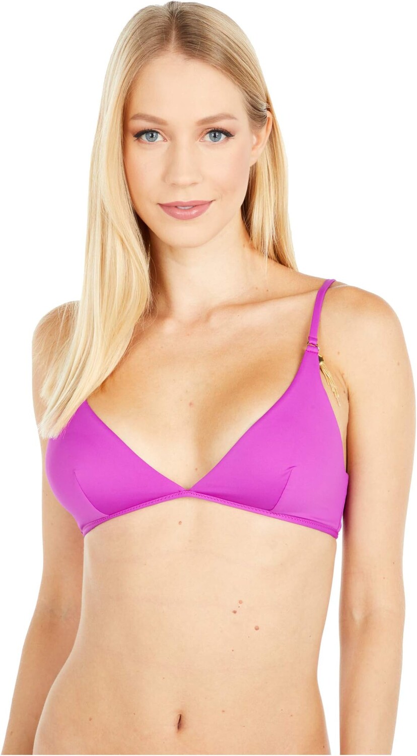 

Купальник Stella McCartney Fine Straps Triangle, цвет Fuchsia
