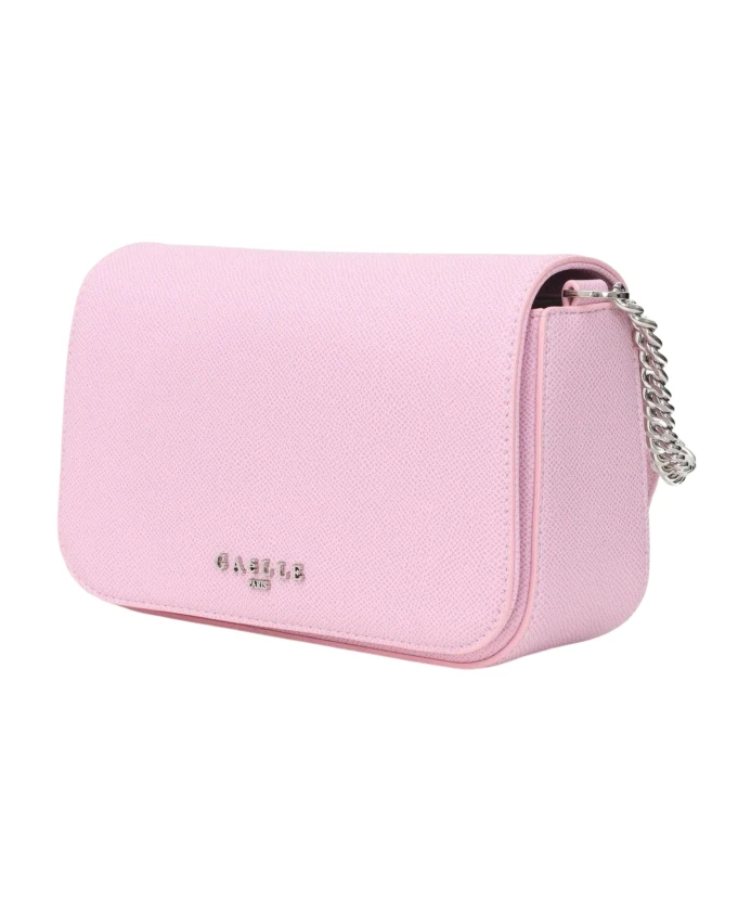 

Небольшая наплечная сумка с цепочкой. Gaã«Lle Paris, розовый