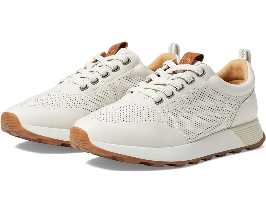 

Кроссовки Johnston & Murphy Kinnon Perfed Jogger, цвет White Full Grain, Серый, Кроссовки Johnston & Murphy Kinnon Perfed Jogger, цвет White Full Grain