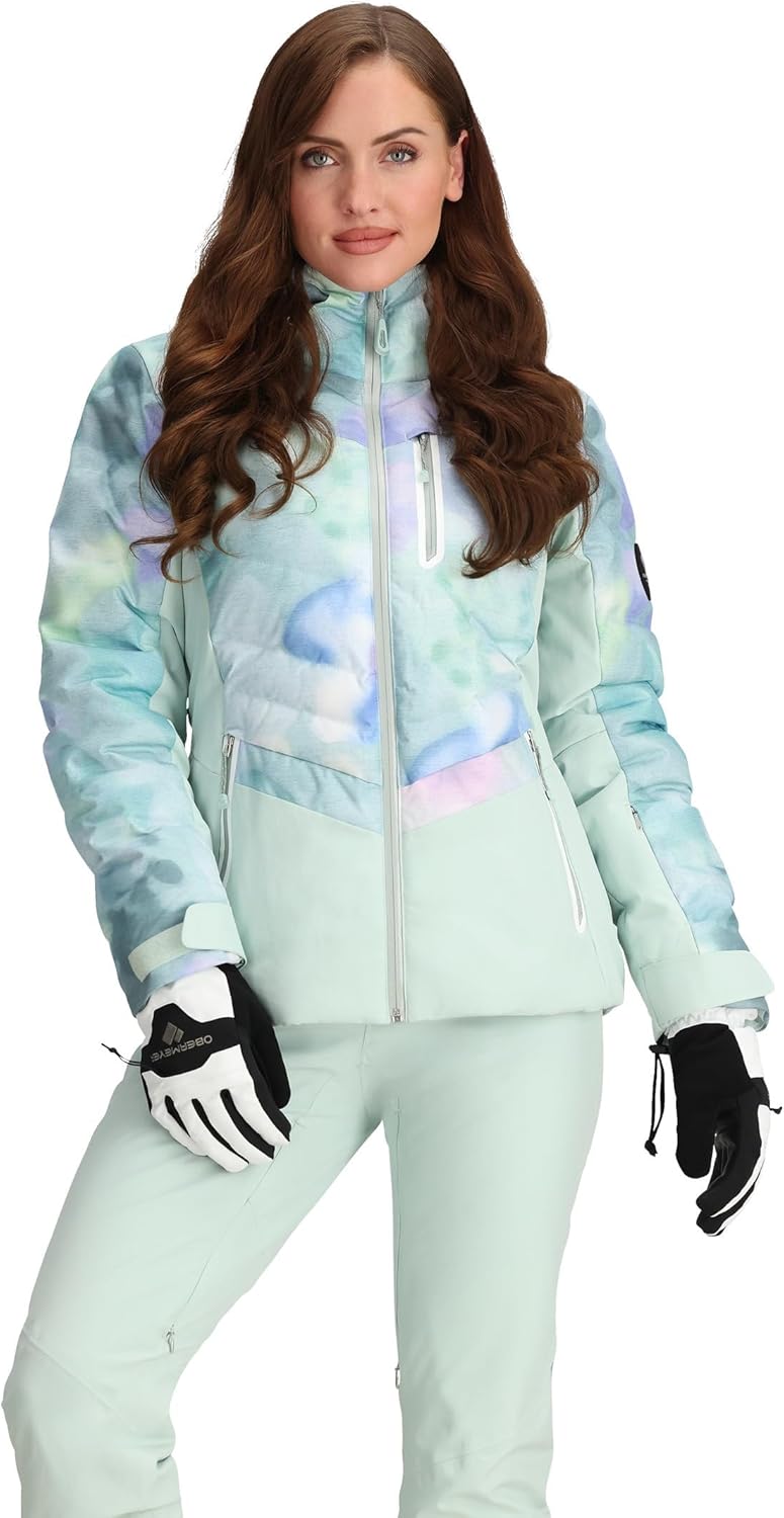 

Женская горнолыжная куртка Obermeyer Cosima Down, утеплитель Duck 550, водонепроницаемая для снега и катания на лыжах, Flurry Blurry, Розовый, Женская горнолыжная куртка Obermeyer Cosima Down, утеплитель Duck 550, водонепроницаемая для снега и катания на 