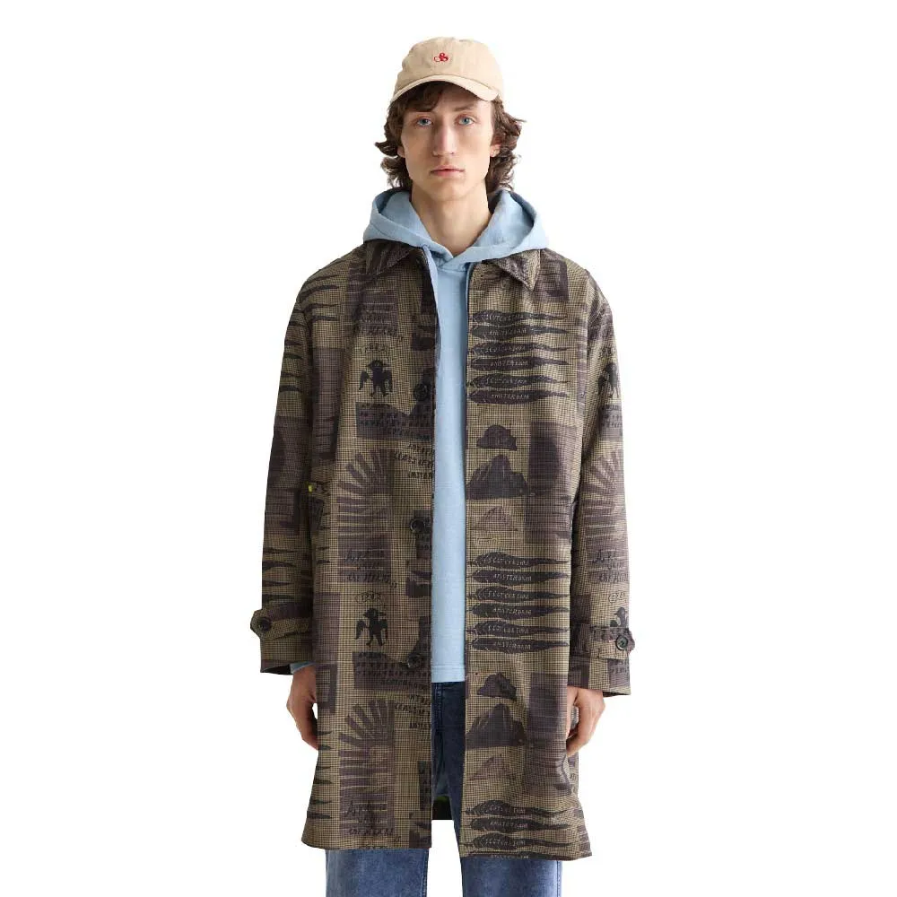 

Пальто Scotch & Soda Collage Cat, коричневый