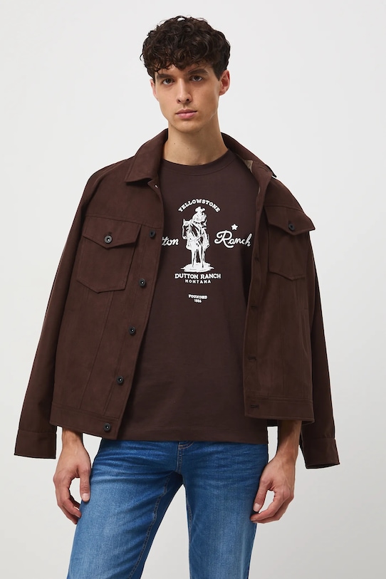 

Хлопковая футболка Medicine, коричневый