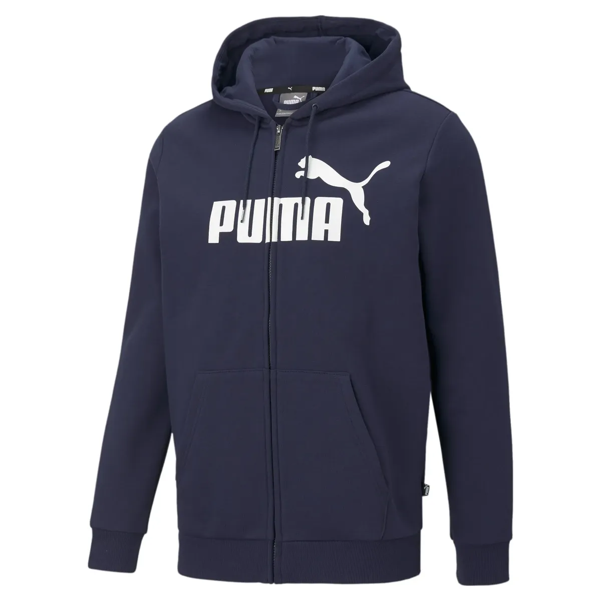 

Толстовка PUMA с капюшоном "ESS BIG LOGO FZ HOODIE FL", цвет Peacoat