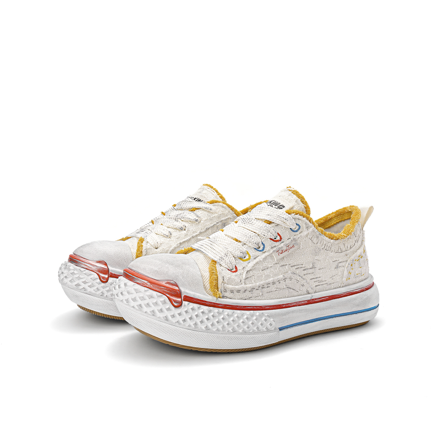 

Покрытие: противоскользящее, амортизирующее, износостойкое, сбалансированное, дышащее, поддерживающее, увеличивающее высоту, низкое Talking Tom, cream белый