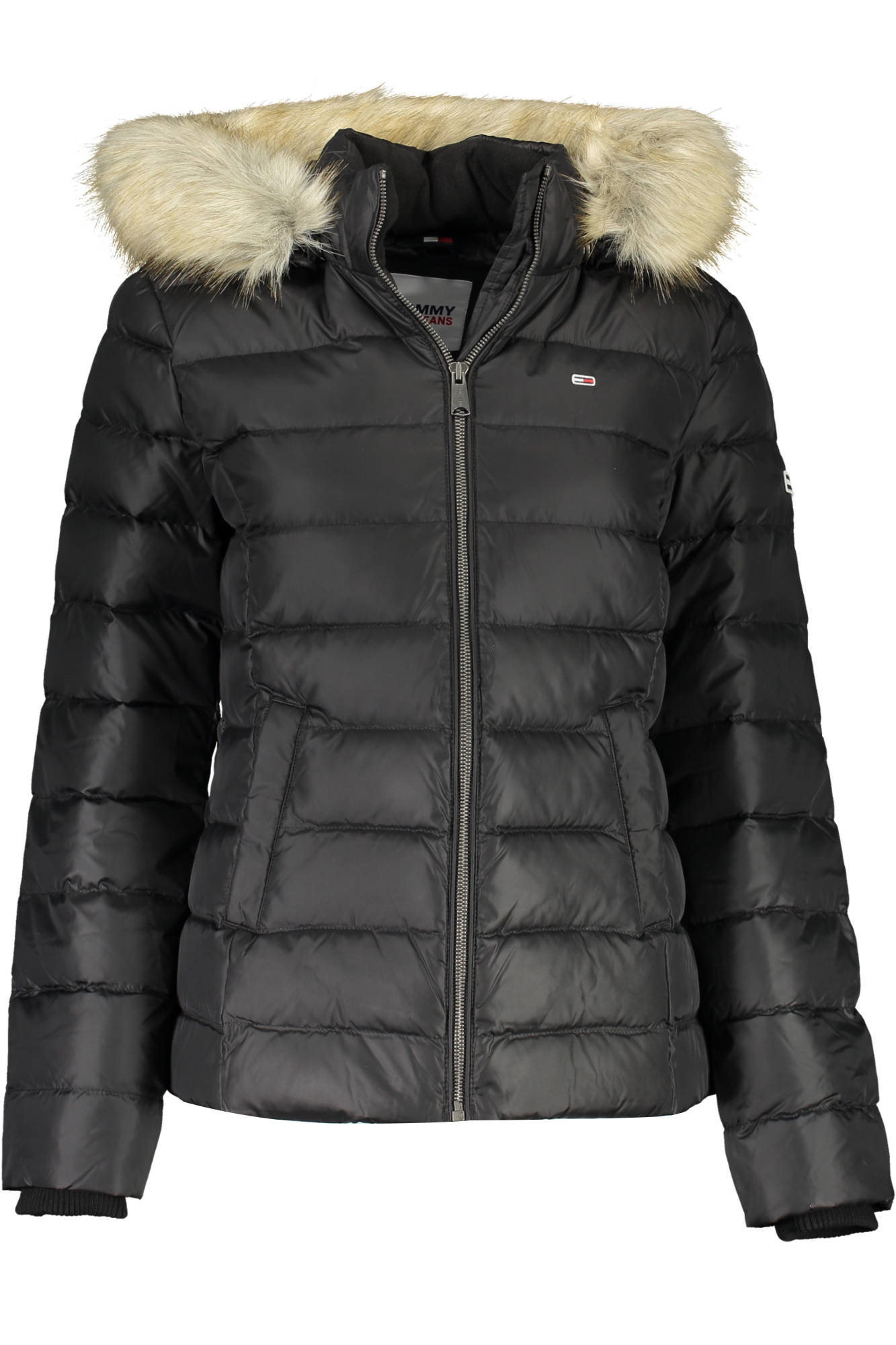 

Куртка женская Tommy Hilfiger с мехом на капюшоне, черный