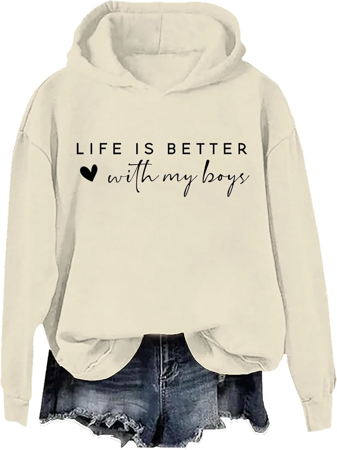 

Толстовка life is better with my boys