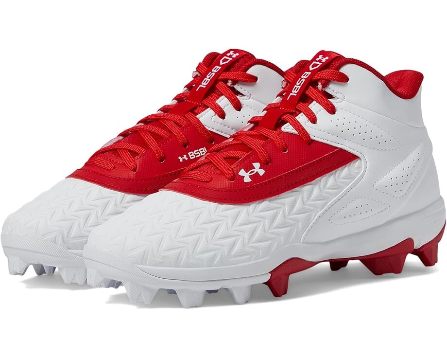 

Кроссовки Under Armour Kids Leadoff Mid RM Jr. 3.0, цвет Red/White/Red
