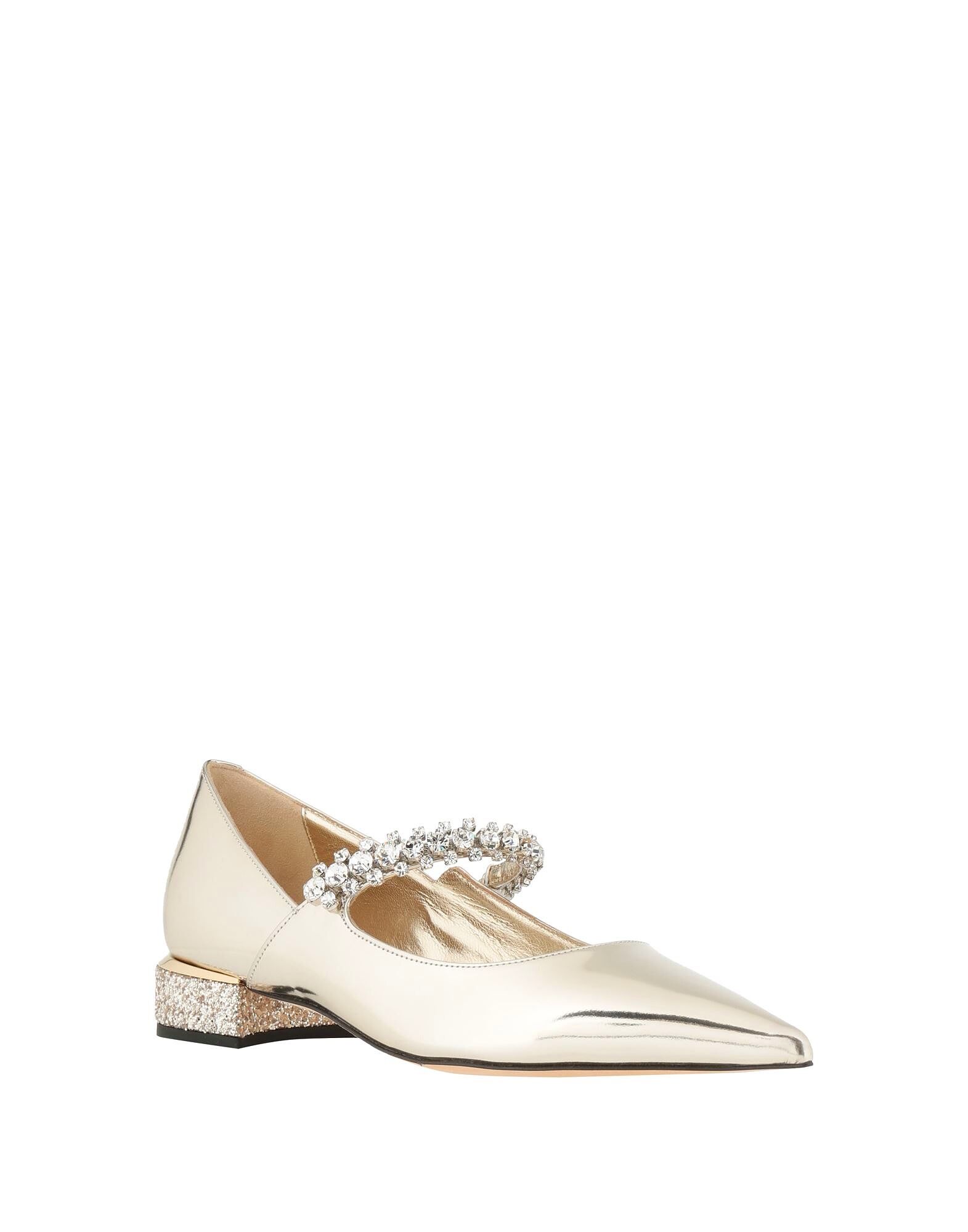 Балетки Jimmy Choo, платиновый — фото 2