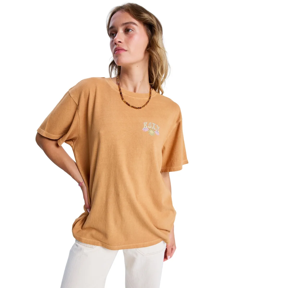 

Женская футболка Sunny Stone Wash Roxy, коричневый