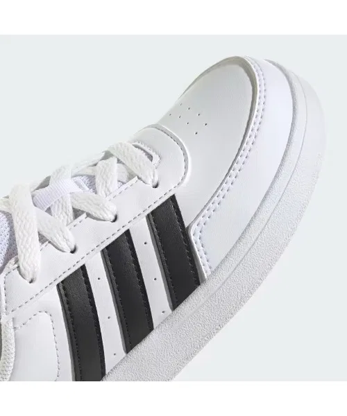 Детские кроссовки adidas COREBREAK 2.0 бело-чёрные — фото 4