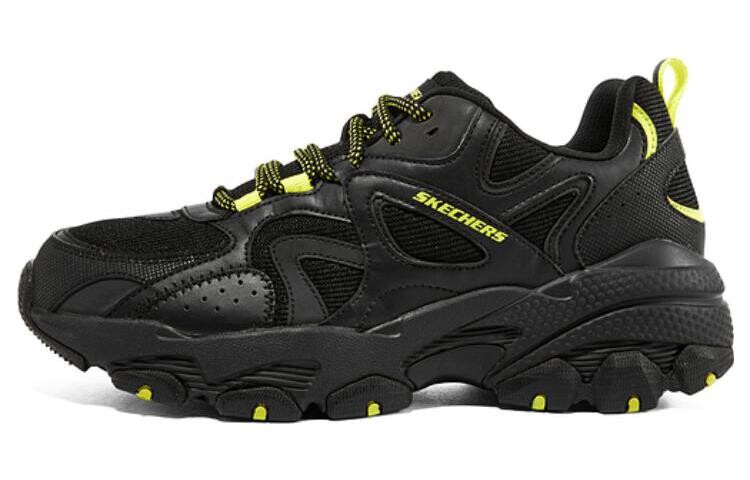 

Кроссовки мужские массивные низкие черные желтые Skechers, Черный, Кроссовки мужские массивные низкие черные желтые Skechers
