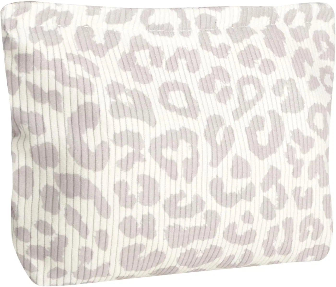 Женская косметичка из вельвета с леопардовым принтом Ksriylm, Grey Leopard Print