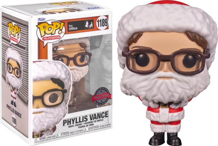 

Funko POP! Телевизор, коллекционная фигурка, Офис, Санта-Филлис, 1189 г.