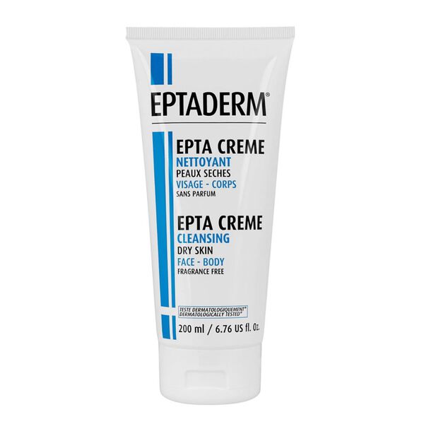 

Очищающий гель для сухой и обезвоженной кожи, 200 мл Eptaderm Epta creme