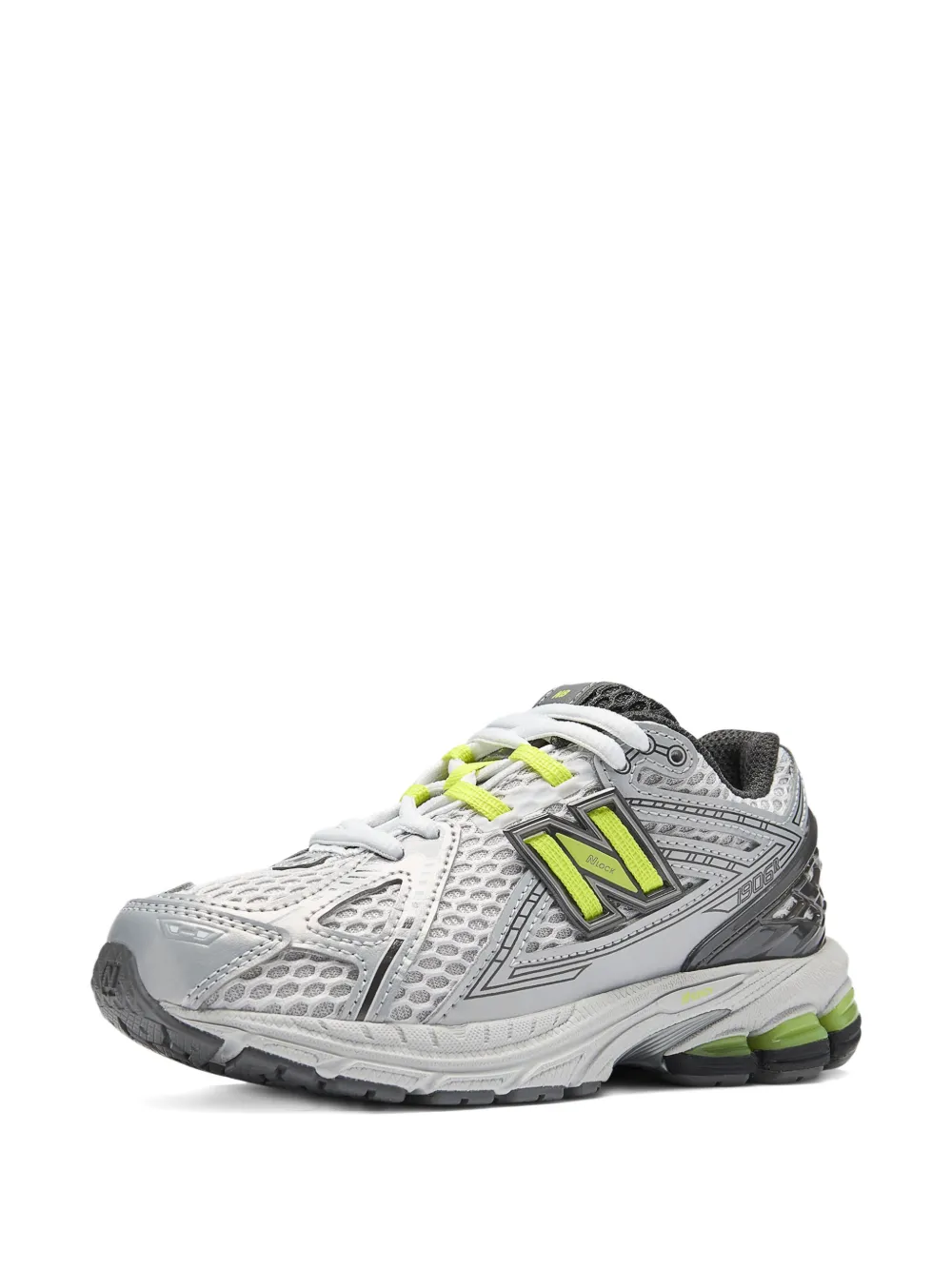 Кроссовки 1906 с металлизированным эффектом New Balance Kids, серый — фото 4