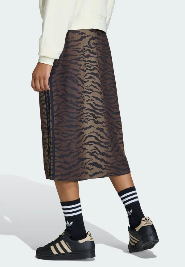 Юбка а-силуэта Adidas Originals, Night Brown — фото 2