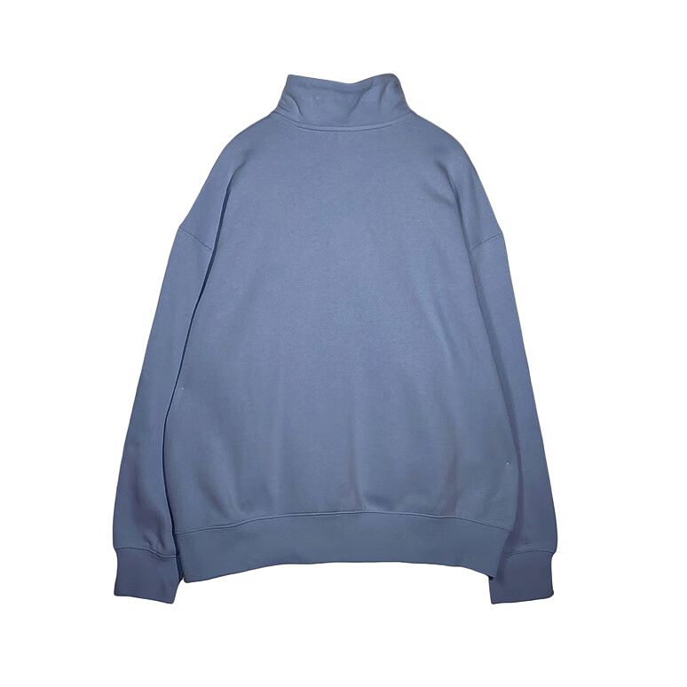 Nike Мужская толстовка Air Sweatshirts, светло-голубая, с воротником-стойкой, средней жесткости — фото 3