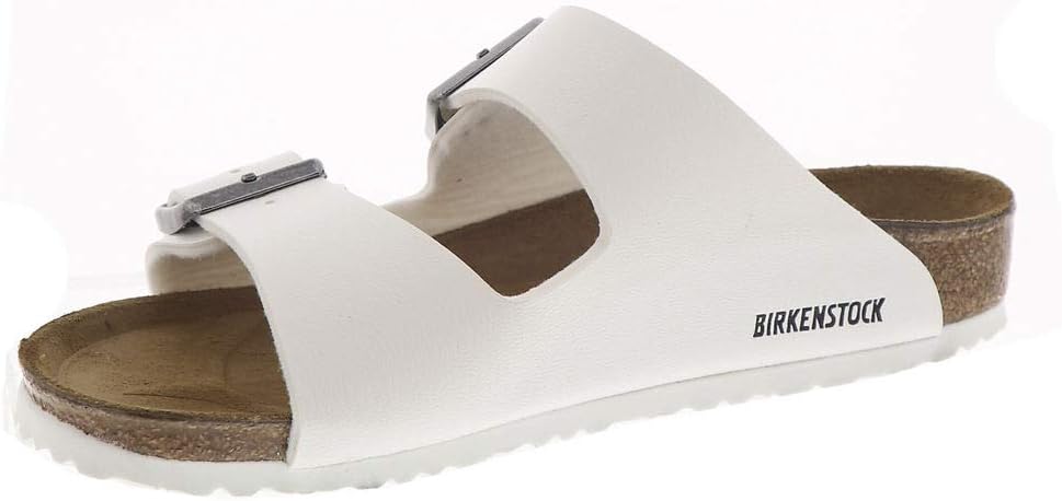 Сандалии Birkenstock унисекс для детей Arizona Kid белые Bf N — фото 4