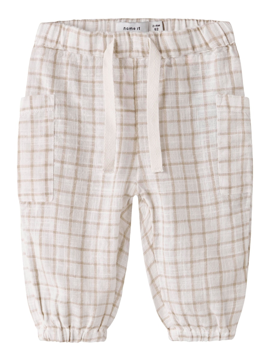 

Зауженные брюки NAME IT, Natural White