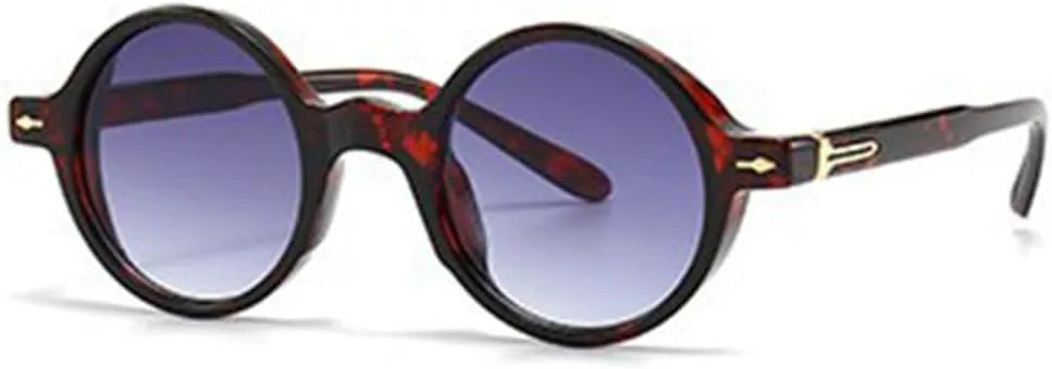 

MUTYNE Модные маленькие круглые солнцезащитные очки для женщин в стиле ретро, ​​панк, мужские солнцезащитные очки для активного отдыха, солнцезащитные очки UV400, C8