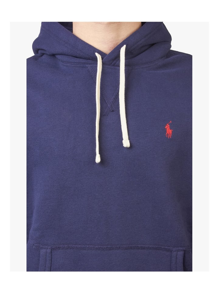 POLO RALPH LAUREN Толстовка с капюшоном темно-синего цвета — фото 3