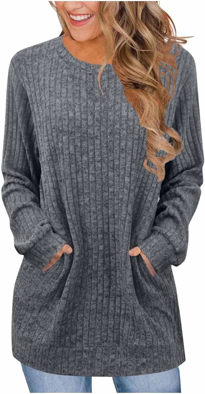 Свитшот оверсайз с карманом, Dark Gray, унисекс