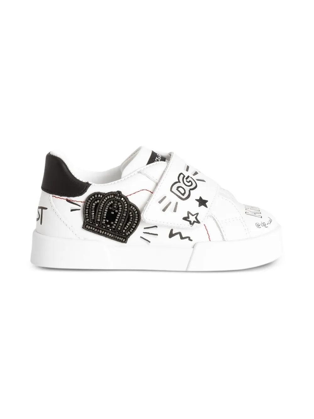 Кроссовки с графичным принтом Dolce & Gabbana Kids, белый — фото 2