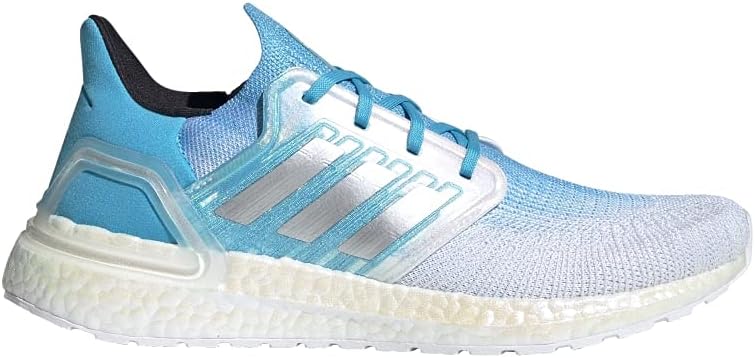 

Мужские беговые кроссовки Adidas Ultraboost 20, белый/металлик