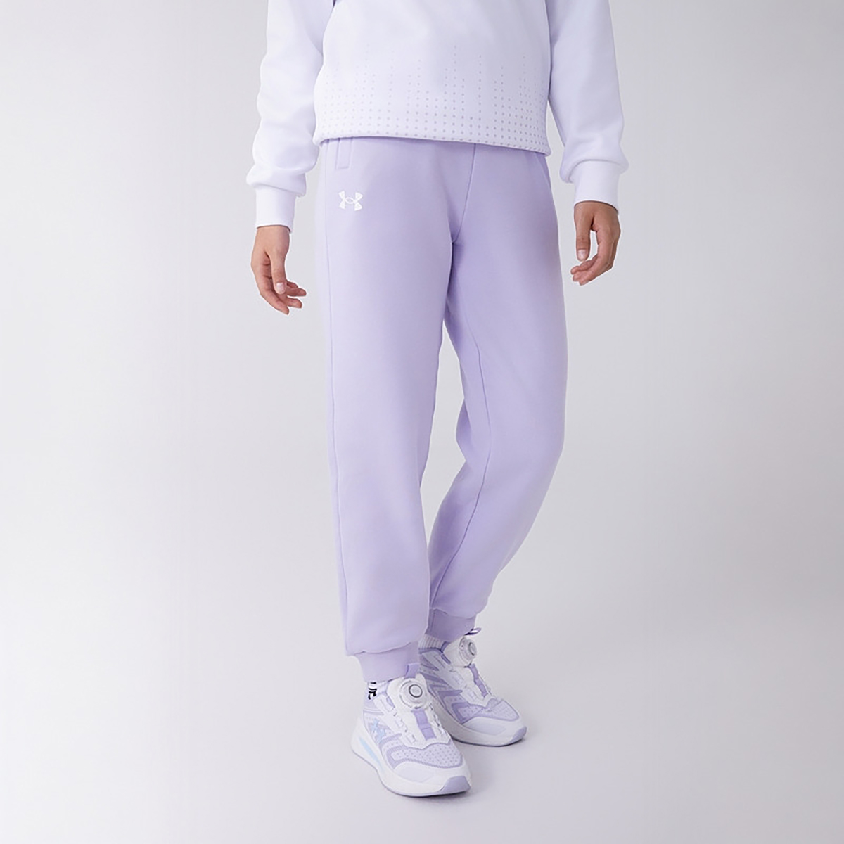 Брюки для детей 3-7 лет Under Armour, светло-фиолетовый — фото 3