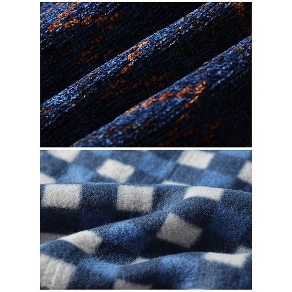 Детский кардиган из кашемира с фланелевой подкладкой Gioberti, Charcoal Navy — фото 3