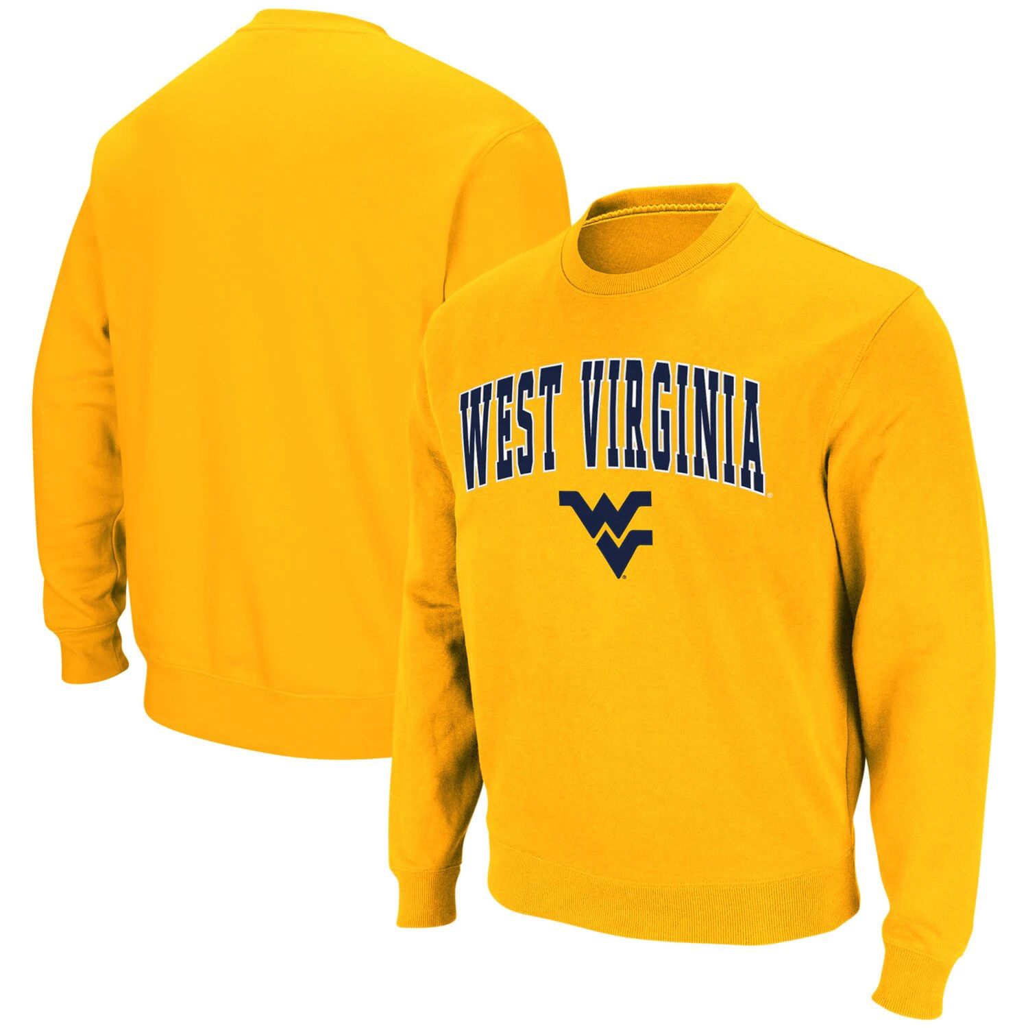 

Мужской золотой свитшот с круглым вырезом West Virginia Mountaineers Arch & Logo Colosseum, Желтый, Мужской золотой свитшот с круглым вырезом West Virginia Mountaineers Arch & Logo Colosseum