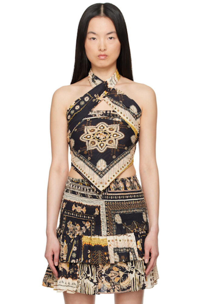 

Черная и желтая кофточка Feyza Isabel Marant Etoile