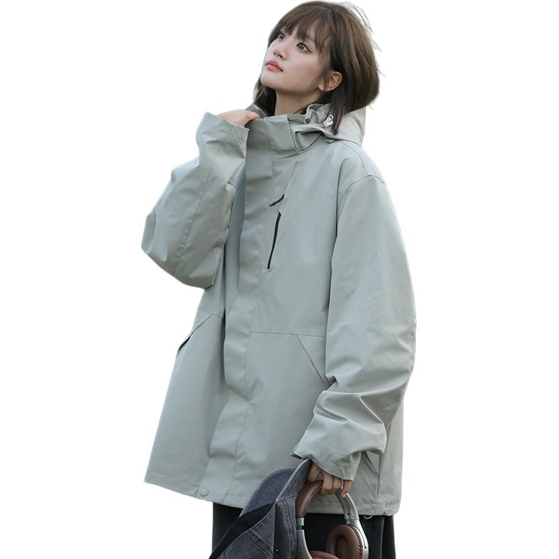 

WARRIOR Ветровка Unisex, 02 Silver Green [3-in-1, Polar Fleece Liner]