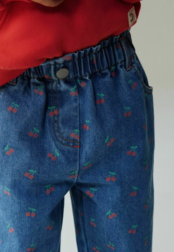 Свободные джинсы свободного кроя Next, Cherry Print — фото 2
