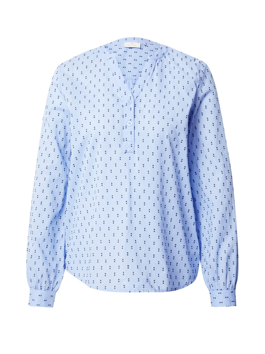 

Блуза Kaffe Silona, темно-синий/светло-синий