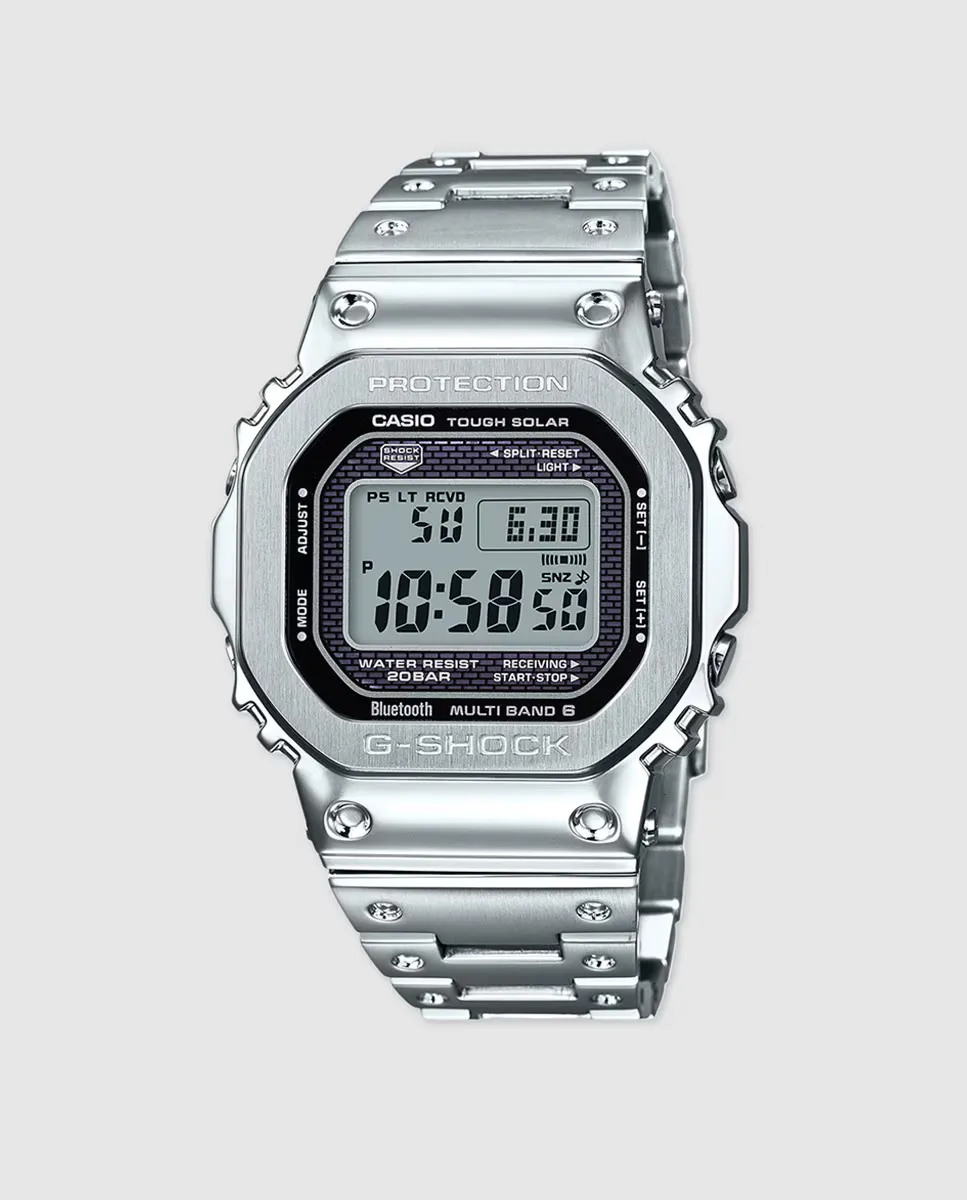 

Стальные мужские часы Casio G-Shock GMW-B5000D-1ER, серебрянный