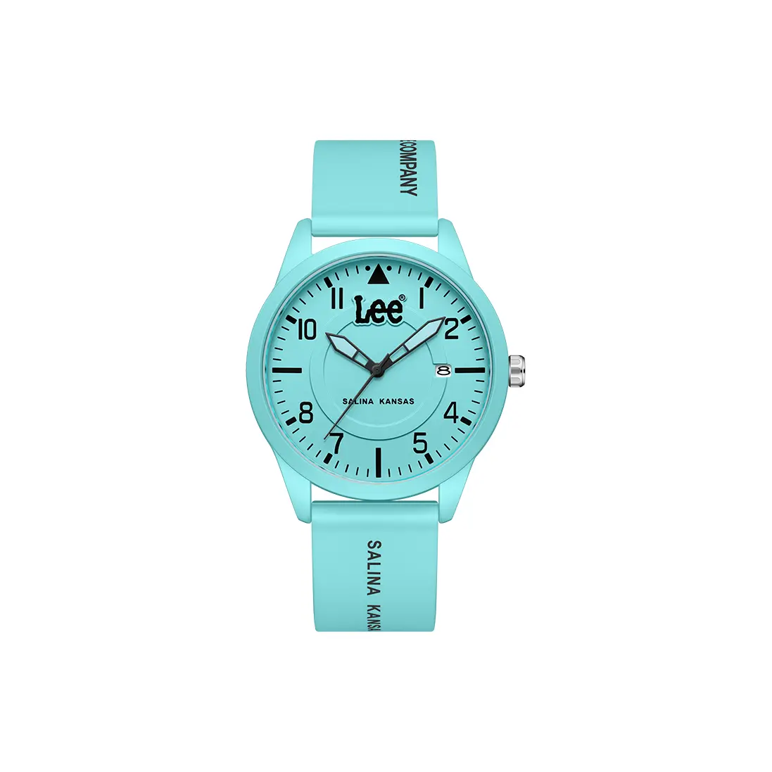 

Lee Часы наручные кварцевые с силиконовым ремешком белый циферблат unisex для дня рождения одноклассника к школьному сезону в коробке