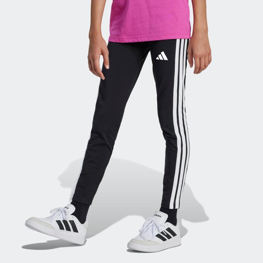 

Леггинсы ADIDAS для девочек, хлопок, чёрные