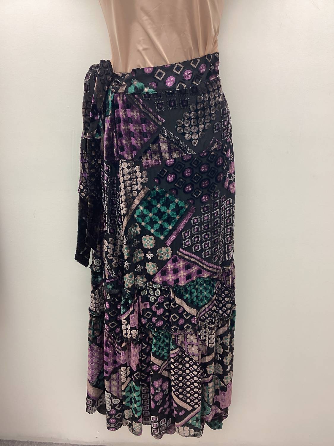 

Женская юбка Augustin Velvet с черным принтом Muche & Muchette, Black Print