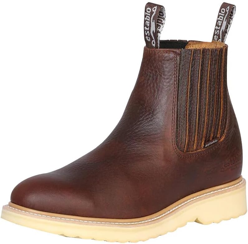 

Мужские ботинки до щиколотки - кожа Бык Файт - медовый Generic, Honey