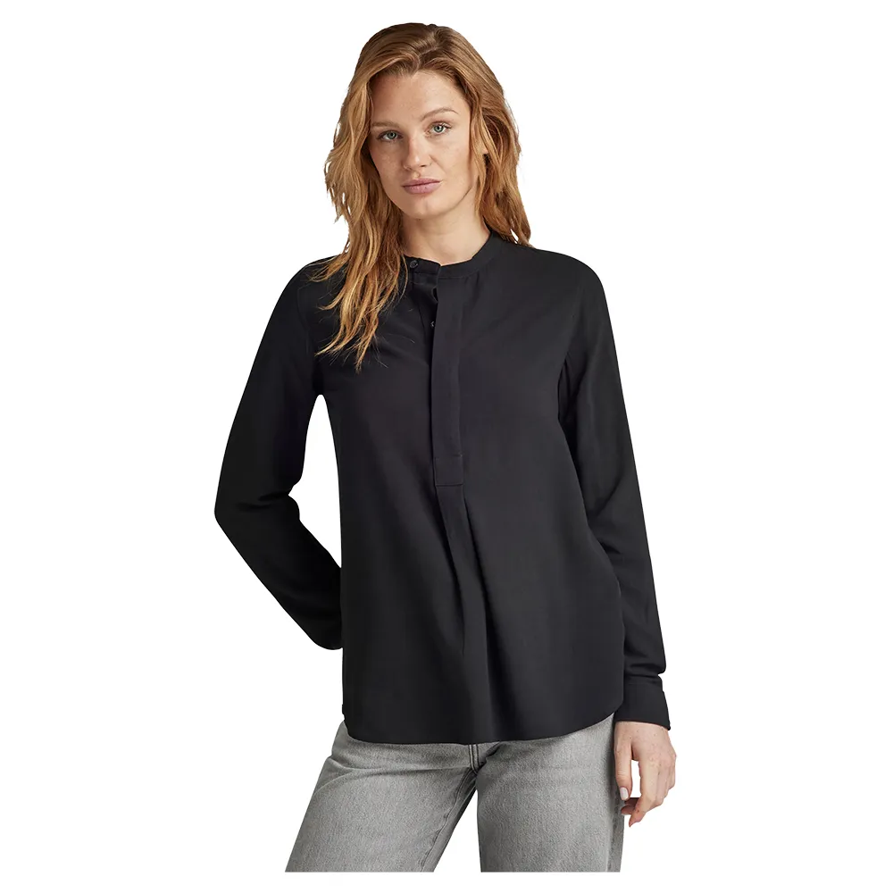 

Рубашка G-Star Half Placket, черный