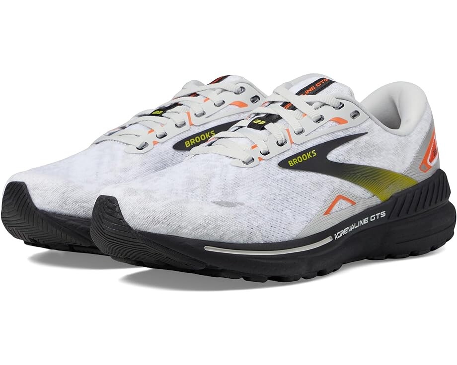 

Кроссовки Brooks Adrenaline GTS 23, цвет Oyster/Black/Red Orange, Черный, Кроссовки Brooks Adrenaline GTS 23, цвет Oyster/Black/Red Orange