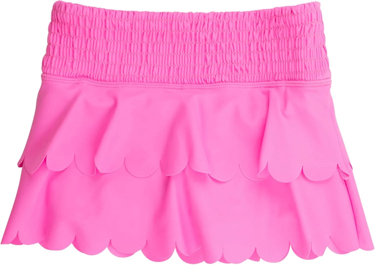 Юбка-шорты для девочек RuffleButts, Neon Pink — фото 3