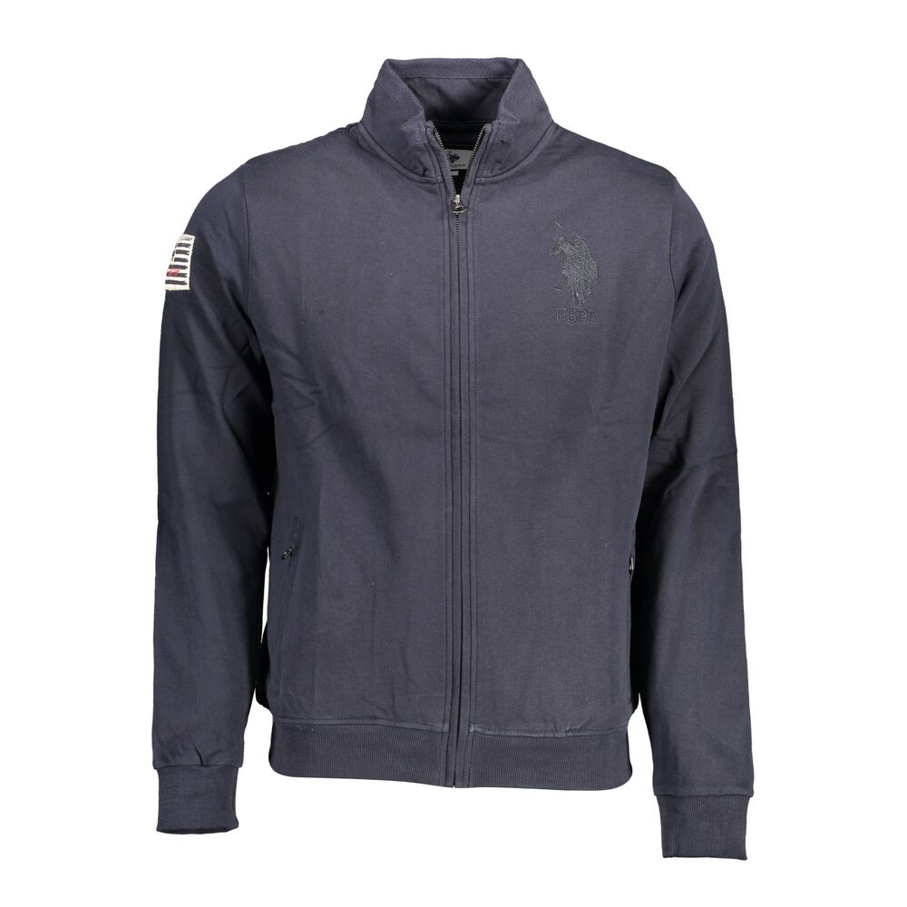 

Синий хлопковый мужской свитер U.S. Polo Assn.