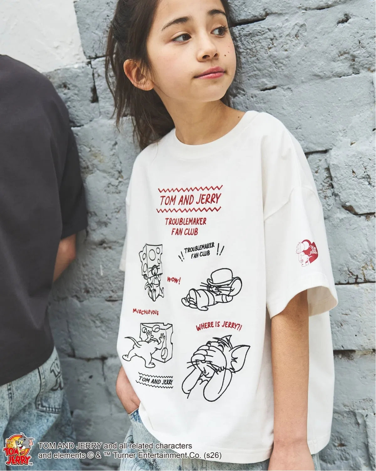 Детская футболка pom ponette junior "TOM AND JERRY" Big T-Shirt