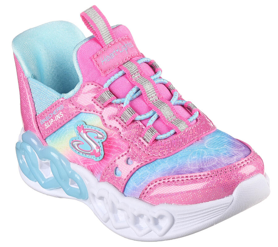 

SKECHERS Детские кроссовки INFINITE HEART LIGHTS ETERNAL SHIMMER розовые / разноцветные